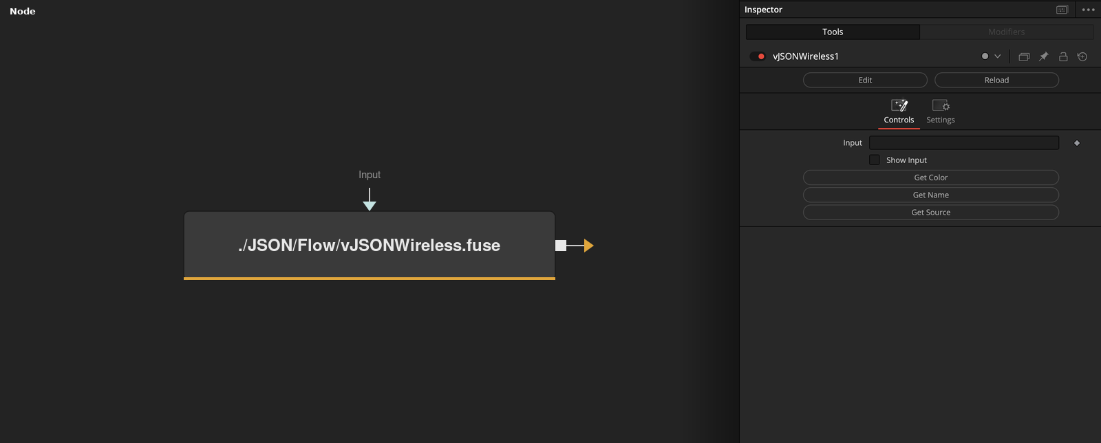 vJSONWireless node