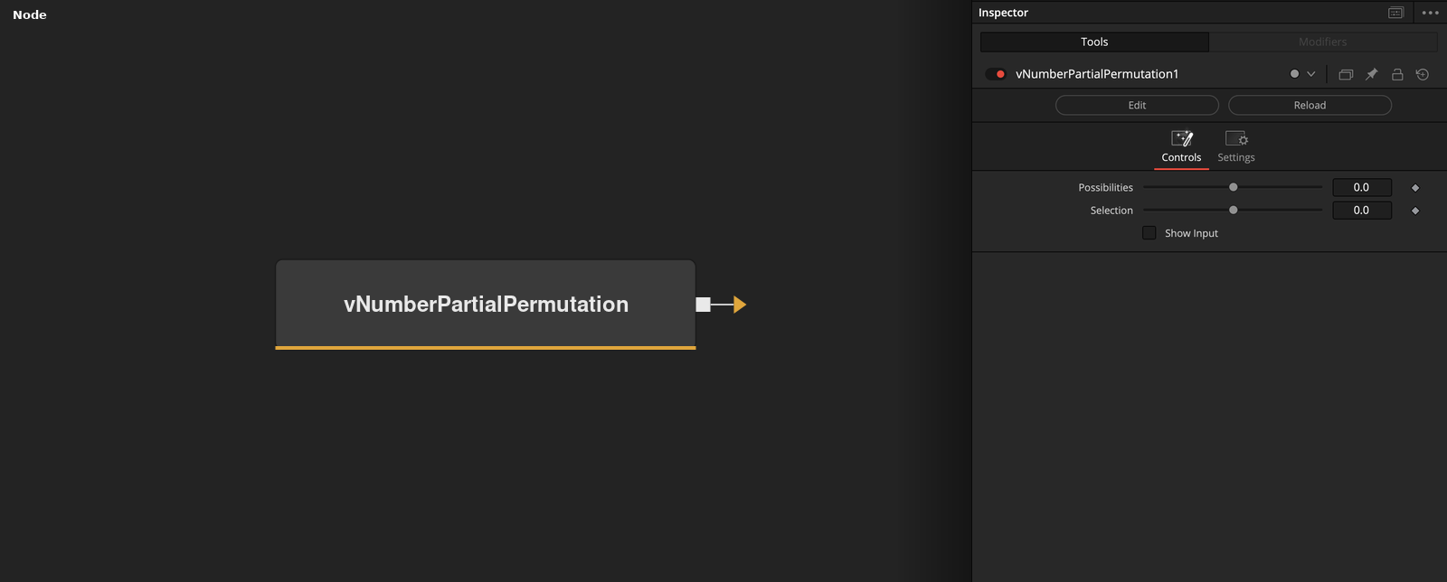 vNumberPartialPermutation node