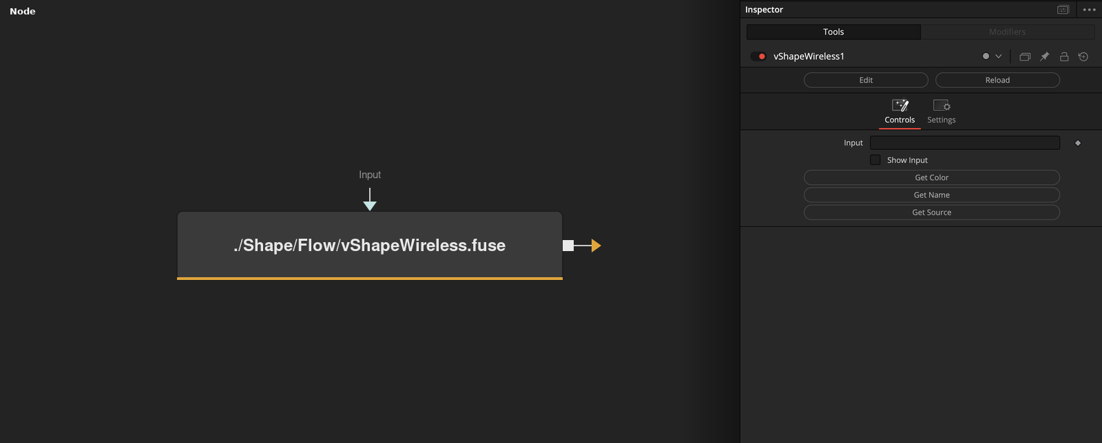 vShapeWireless node