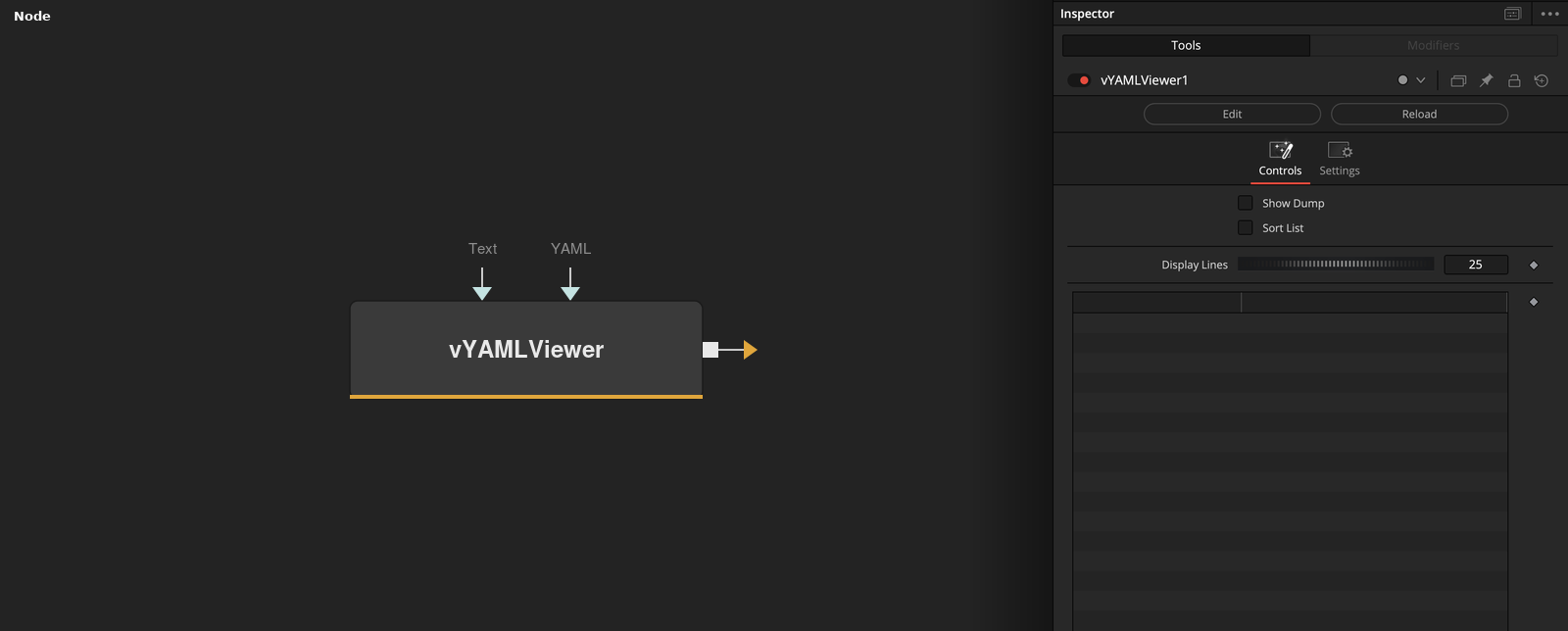 vYAMLViewer node