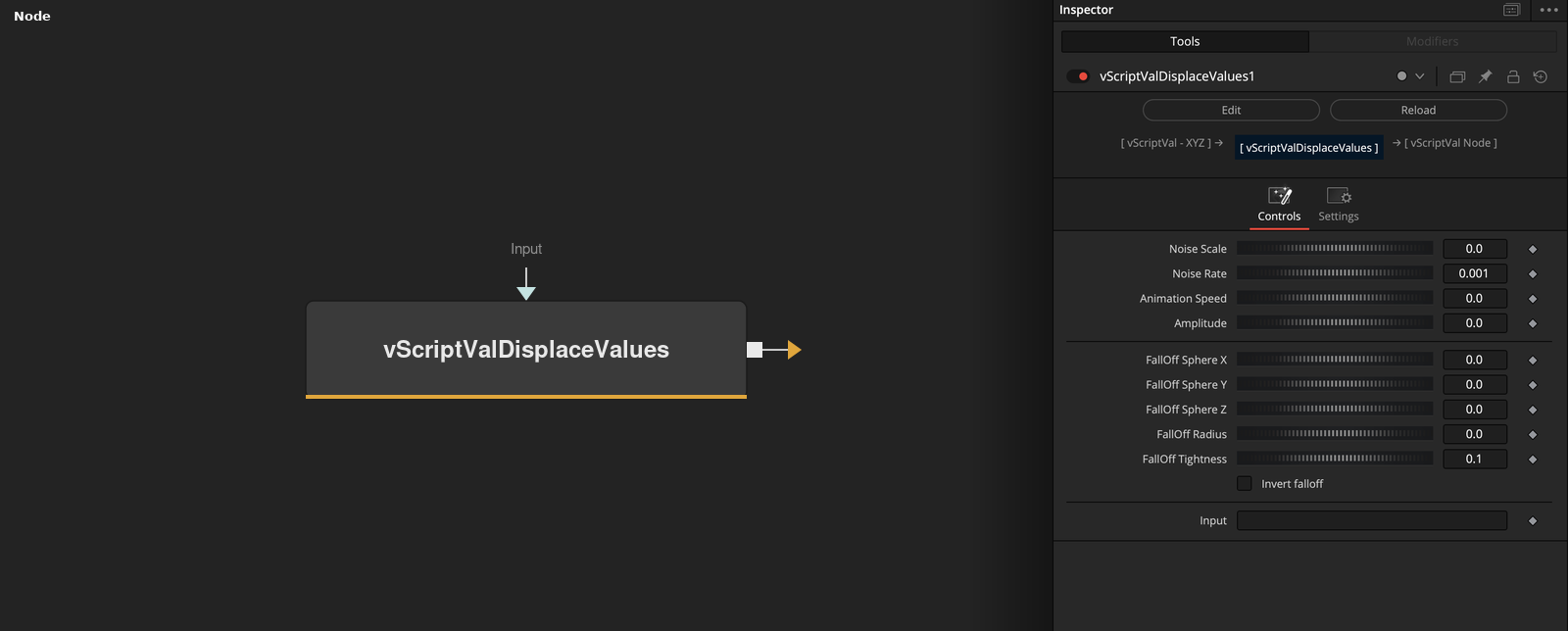 vScriptValDisplaceValues node