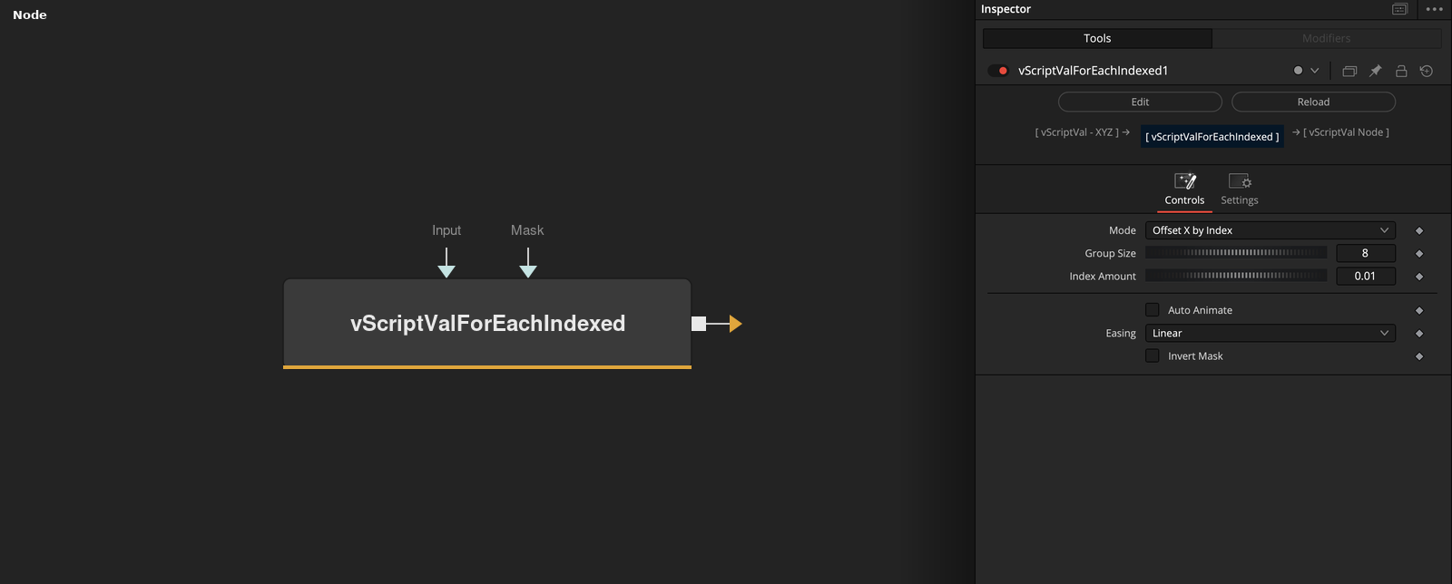 vScriptValForEachIndexed node