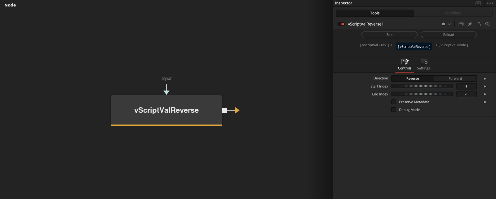 vScriptValReverse node